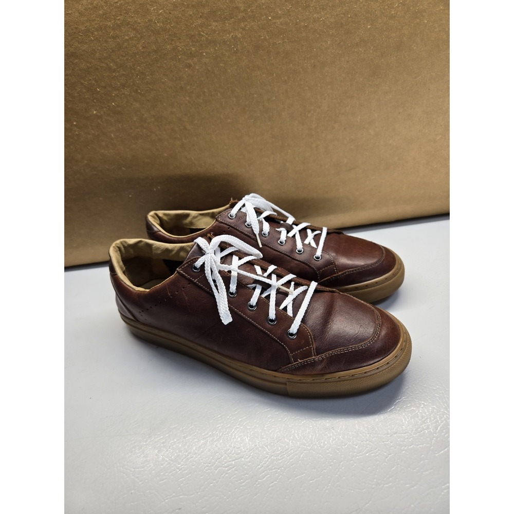 WARFIELD & GRAND MEN'S LEATHER RINCON SNEAKER Mens 9.5 US Shoes Brown